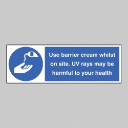 Use Barrier Cream Whilst On Site UV Rays May be Harmful to Your Health - TESTTTTT!!!!! Use Barrier Cream Whilst On Site UV Rays May be Harmful to Your Health - TESTTTTT!!!!!