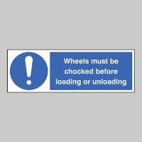 Wheels Must be Chocked Before Loading Or Unloading - TESTTTTT!!!!! 