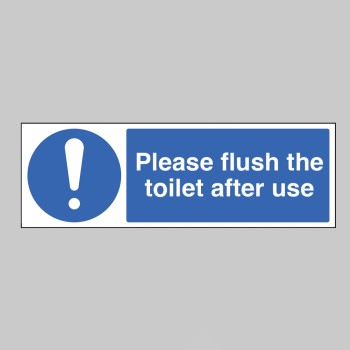 Please Flush the Toilet after Use - TESTTTTT!!!!! 