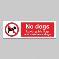 No Dogs - Except Guide Dogs and Assistance Dogs - TESTTTTT!!!!! 
