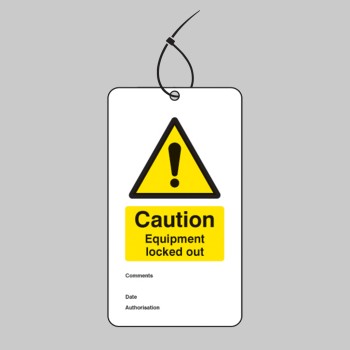 Lockout Tag - Caution - Equipment Locked Out (Pack of 10) - TESTTTTT!!!!! Lockout Tag - Caution - Equipment Locked Out (Pack of 10) - TESTTTTT!!!!!