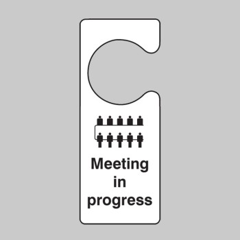 Meeting in Progress - Door Hanger - TESTTTTT!!!!! 