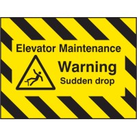 Door Screen Sign - Elevator Maintenance - Warning - Sudden Drop - TESTTTTT!!!!! Door Screen Sign - Elevator Maintenance - Warning - Sudden Drop - TESTTTTT!!!!!