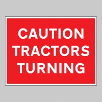 Caution - Tractors Turning - TESTTTTT!!!!! Caution - Tractors Turning - TESTTTTT!!!!!