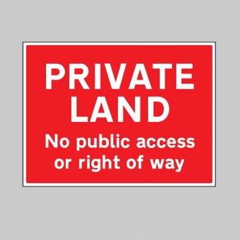 Private Land - No Public Access or Right of Way - TESTTTTT!!!!! 