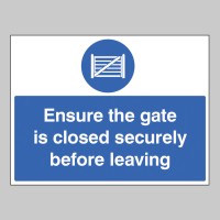 Ensure the Gate is Closed Securely before Leaving - TESTTTTT!!!!! Ensure the Gate is Closed Securely before Leaving - TESTTTTT!!!!!