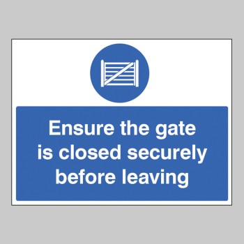 Ensure the Gate is Closed Securely before Leaving - TESTTTTT!!!!! Ensure the Gate is Closed Securely before Leaving - TESTTTTT!!!!!