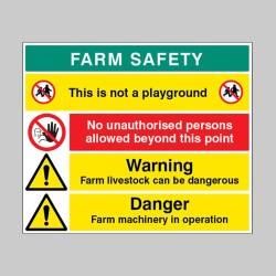 Farm Site Safety Board with 4 Safety Messages - TESTTTTT!!!!! Farm Site Safety Board with 4 Safety Messages - TESTTTTT!!!!!