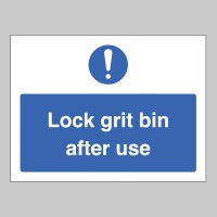 Lock Grit Bin after Use - TESTTTTT!!!!! Lock Grit Bin after Use - TESTTTTT!!!!!
