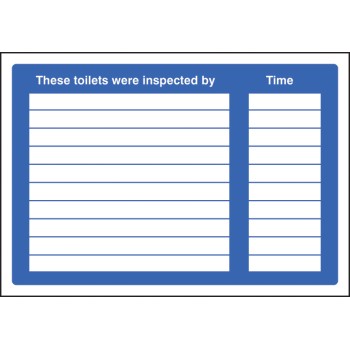 These Toilets Were Inspected By - Adapt-a-Sign - TESTTTTT!!!!! These Toilets Were Inspected By - Adapt-a-Sign - TESTTTTT!!!!!