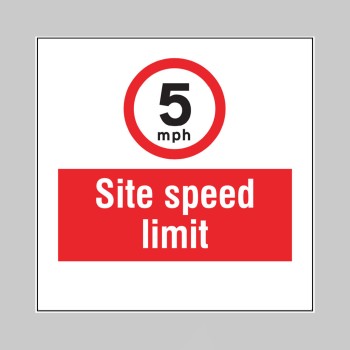 5mph - Site Speed Limit - Add a Logo - Site Saver - TESTTTTT!!!!! 5mph - Site Speed Limit - Add a Logo - Site Saver - TESTTTTT!!!!!