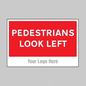 Pedestrians Look Left - Add a Logo - Site Saver - TESTTTTT!!!!! 