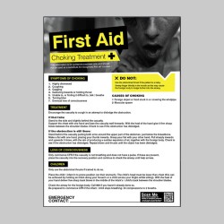 Choking - First Aid Poster - TESTTTTT!!!!! Choking - First Aid Poster - TESTTTTT!!!!!