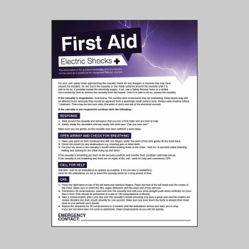 Electric Shocks - First Aid Poster - TESTTTTT!!!!! Electric Shocks - First Aid Poster - TESTTTTT!!!!!