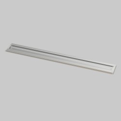 Aluminium Channelled Hanging Rail with Blue End Caps - TESTTTTT!!!!! 