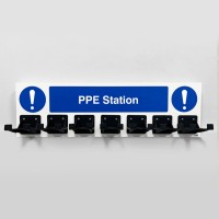 PPE Station - General - 7 Hooks - TESTTTTT!!!!! PPE Station - General - 7 Hooks - TESTTTTT!!!!!