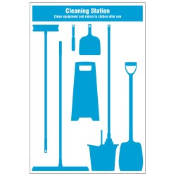 Cleaning Station Shadow Board (8 piece) - TESTTTTT!!!!! Cleaning Station Shadow Board (8 piece) - TESTTTTT!!!!!