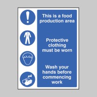 Food Production Area / Protective Clothing / Wash Hands - TESTTTTT!!!!! 
