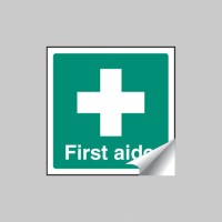 First Aider - Sticker - 50 x 50mm - TESTTTTT!!!!! 