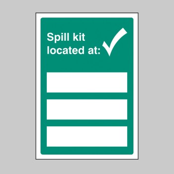 Spill Kit Located At - Adapt-a-Sign - TESTTTTT!!!!! 