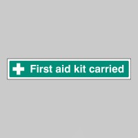 First Aid Kit Carried - Window Sticker - TESTTTTT!!!!! 