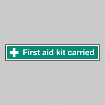 First Aid Kit Carried - Window Sticker - TESTTTTT!!!!! First Aid Kit Carried - Window Sticker - TESTTTTT!!!!!