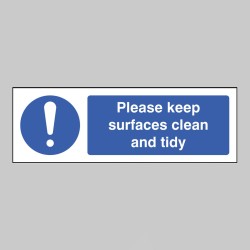 Please Keep Surfaces Clean and Tidy - TESTTTTT!!!!! 
