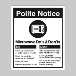 Microwave - Do's & Don'ts - TESTTTTT!!!!! 