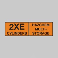 2XE Multi Cylinder Storage Placard Aluminium - Retro-Reflective - TESTTTTT!!!!! 2XE Multi Cylinder Storage Placard Aluminium - Retro-Reflective - TESTTTTT!!!!!