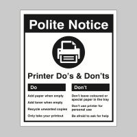 Printer - Do's & Don'ts - TESTTTTT!!!!! Printer - Do's & Don'ts - TESTTTTT!!!!!