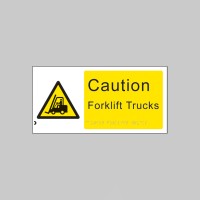 Braille - Caution - Forklift Trucks - TESTTTTT!!!!! Braille - Caution - Forklift Trucks - TESTTTTT!!!!!