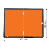 Folding Hazard Warning - Vehicle Plate - Reflective Aluminium - TESTTTTT!!!!! Folding Hazard Warning - Vehicle Plate - Reflective Aluminium - TESTTTTT!!!!!