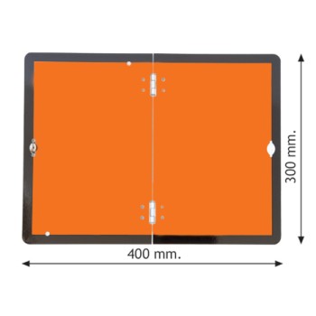 Folding Hazard Warning - Vehicle Plate - Reflective Aluminium - TESTTTTT!!!!! 