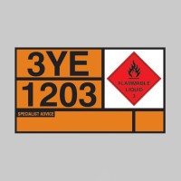 Petrol / Benzine - Self Adhesive Vinyl Hazchem Placard - TESTTTTT!!!!! Petrol / Benzine - Self Adhesive Vinyl Hazchem Placard - TESTTTTT!!!!!