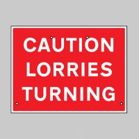 Re-Flex Sign - Caution - Lorries Turning - TESTTTTT!!!!! 