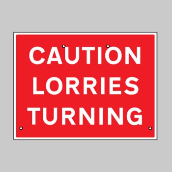 Re-Flex Sign - Caution - Lorries Turning - TESTTTTT!!!!! Re-Flex Sign - Caution - Lorries Turning - TESTTTTT!!!!!