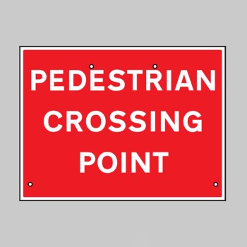 Re-Flex Sign - Pedestrian Crossing Point - TESTTTTT!!!!! Re-Flex Sign - Pedestrian Crossing Point - TESTTTTT!!!!!