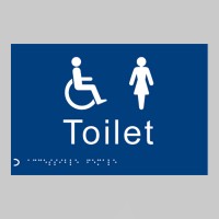 Braille - Toilet Ladies / Disabled - TESTTTTT!!!!! Braille - Toilet Ladies / Disabled - TESTTTTT!!!!!