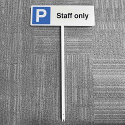 Parking - Staff Only - Verge Sign - TESTTTTT!!!!! 