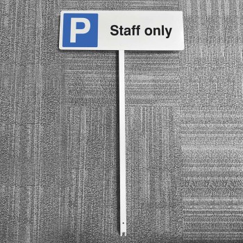 Parking - Staff Only - Verge Sign - TESTTTTT!!!!! Parking - Staff Only - Verge Sign - TESTTTTT!!!!!