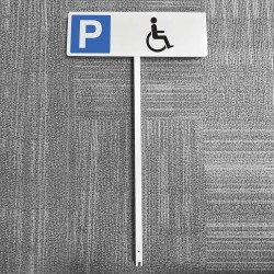 Parking - Disabled Symbol - Verge Sign - TESTTTTT!!!!! 