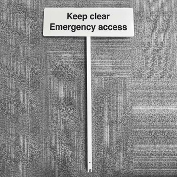 Keep Clear - Emergency Access - Verge Sign - TESTTTTT!!!!! Keep Clear - Emergency Access - Verge Sign - TESTTTTT!!!!!