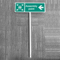 Assembly Point - Arrow Left - Verge Sign - TESTTTTT!!!!! Assembly Point - Arrow Left - Verge Sign - TESTTTTT!!!!!