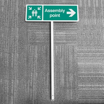 Assembly Point - Arrow Right - Verge Sign - TESTTTTT!!!!! 