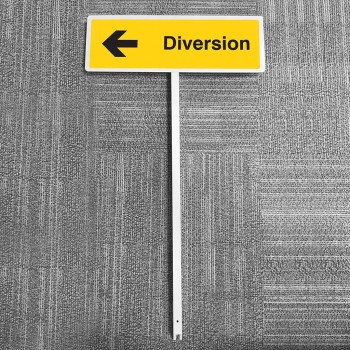 Diversion - Arrow Left - Verge Sign - TESTTTTT!!!!! 