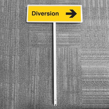 Diversion - Arrow Right - Verge Sign - TESTTTTT!!!!! 