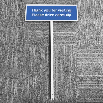Thank you for Visiting - Please Drive Carefully - Verge Sign - TESTTTTT!!!!! 