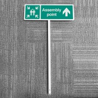 Assembly Point - Straight On - Verge Sign - TESTTTTT!!!!! Assembly Point - Straight On - Verge Sign - TESTTTTT!!!!!