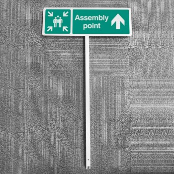 Assembly Point - Straight On - Verge Sign - TESTTTTT!!!!! Assembly Point - Straight On - Verge Sign - TESTTTTT!!!!!