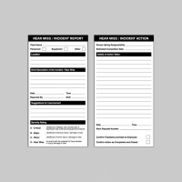 Near Miss Double Sided Report / Action Safety Tags - TESTTTTT!!!!! Near Miss Double Sided Report / Action Safety Tags - TESTTTTT!!!!!